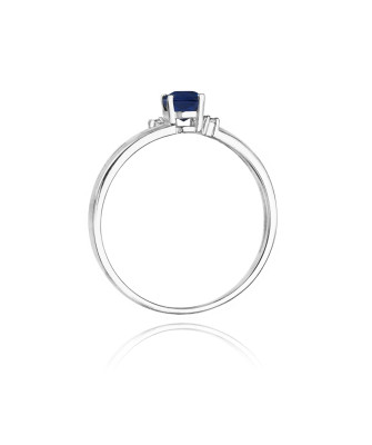 Pierścionek z szafirem złoty 0,70ct