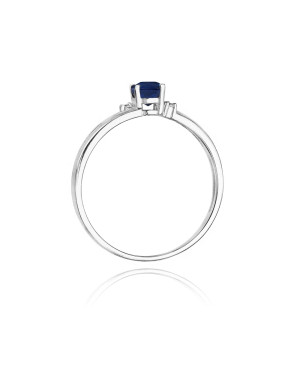 Gold ring with sapphire 0.70ct