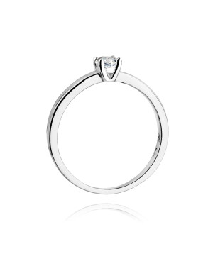 Diamond ring in white gold 0.20ct