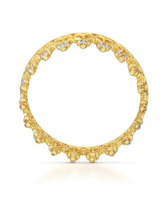 Gold crown ring 14k with stones