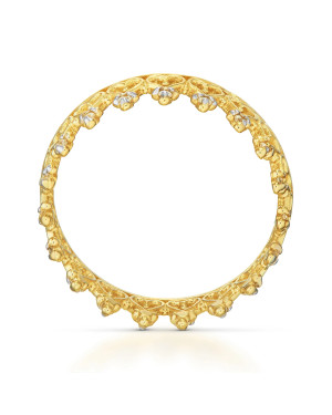 Gold crown ring 14k with stones
