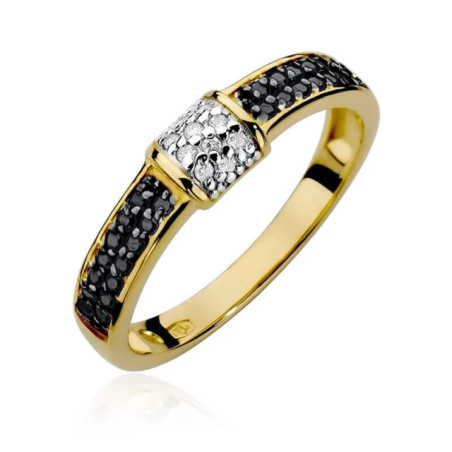 Gold ring with diamond EY-297 white diamonds 0.05ct | GoldJewellery