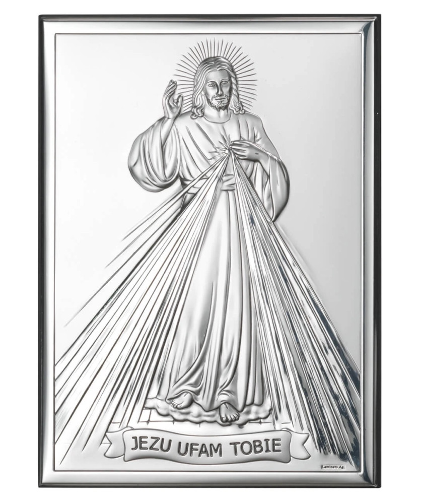 Silver Picture Jesus I Trust in You