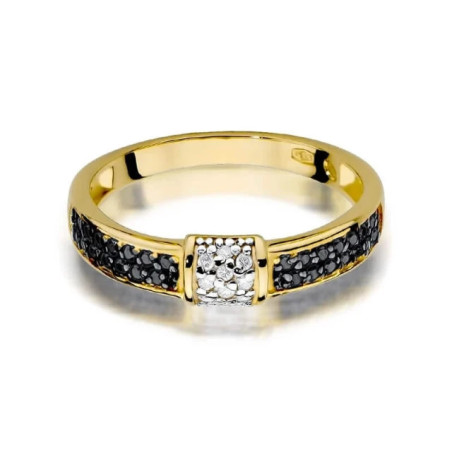 Gold ring with diamond EY-297 white diamonds 0.05ct | GoldJewellery