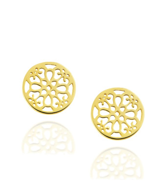 14k gold stud earrings