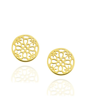 14k gold stud earrings