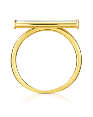 Gold ring 8k papyrus