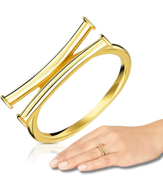 Gold ring 8k papyrus