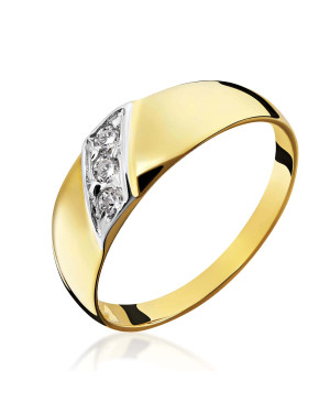 14k gold ring with stones