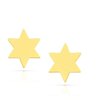 Gold earrings mini stars