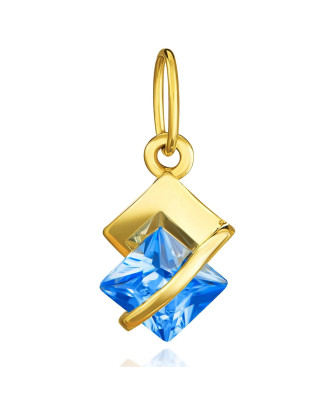 Gold pendant Azure Band