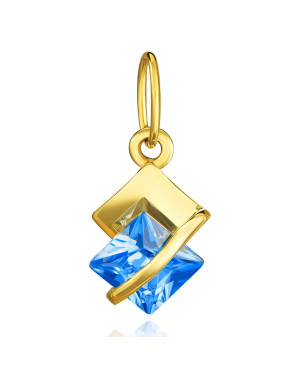 Gold pendant Azure Band