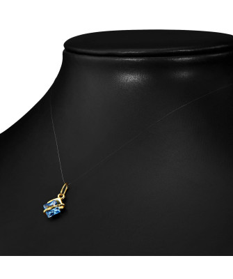 Gold pendant Azure Band