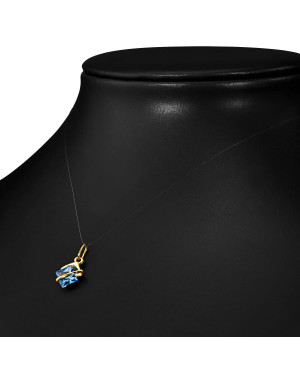 Gold pendant Azure Band