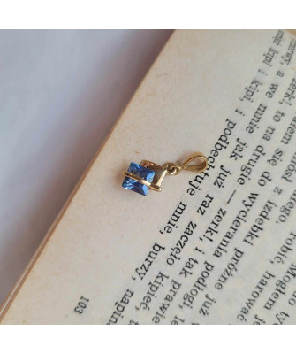 Gold pendant Azure Band