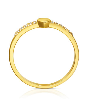 Gold ring Little Heart