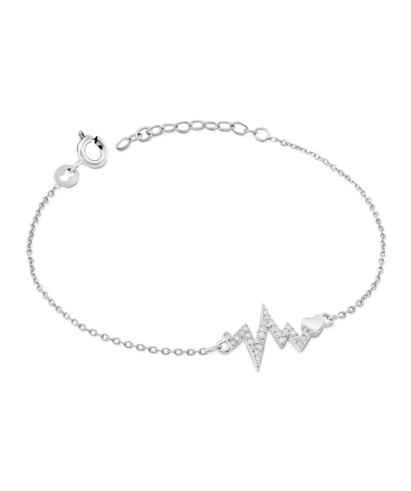 Silver bracelet Pulse