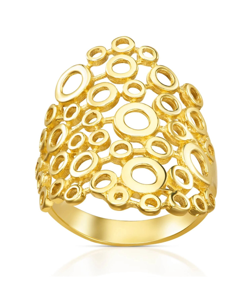 Gold filigree ring gold 8k