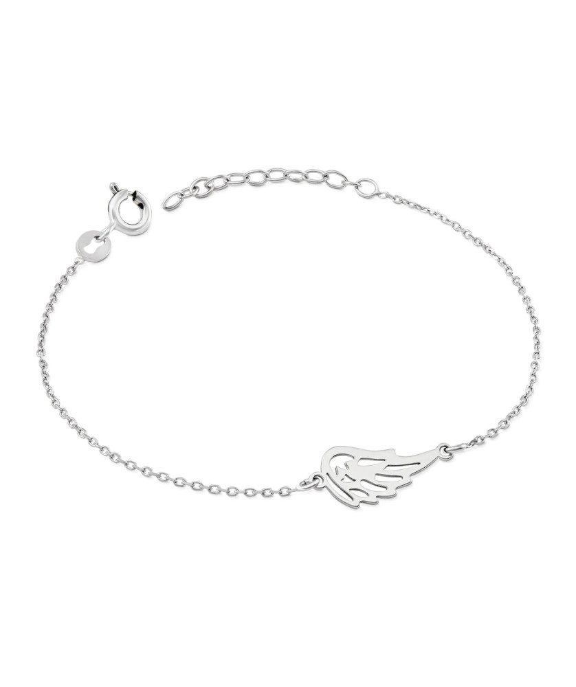 Silver bracelet Angel Wing