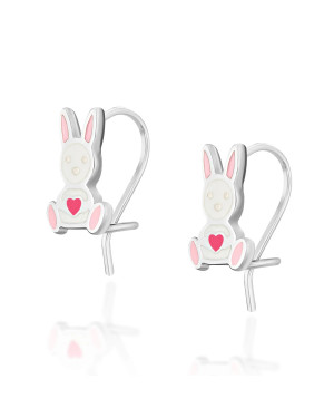 Silver Children’s Rabbit Stud Earrings