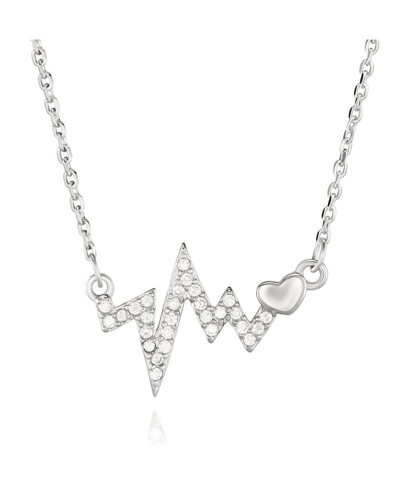 Silver necklace PULS