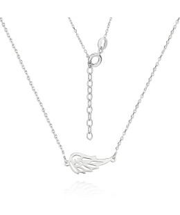 Silver necklace ANGEL WING
