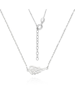 Silver necklace ANGEL WING