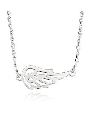 Silver necklace ANGEL WING