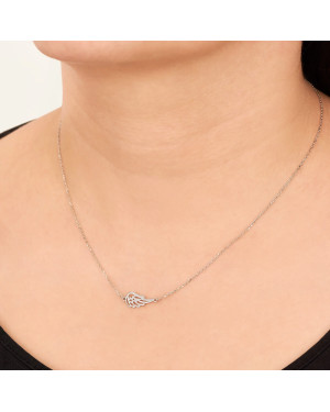 Silver necklace ANGEL WING
