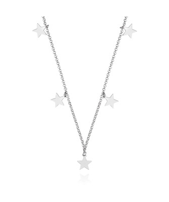 Silver necklace STARS