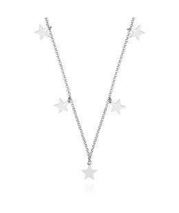 Silver necklace STARS