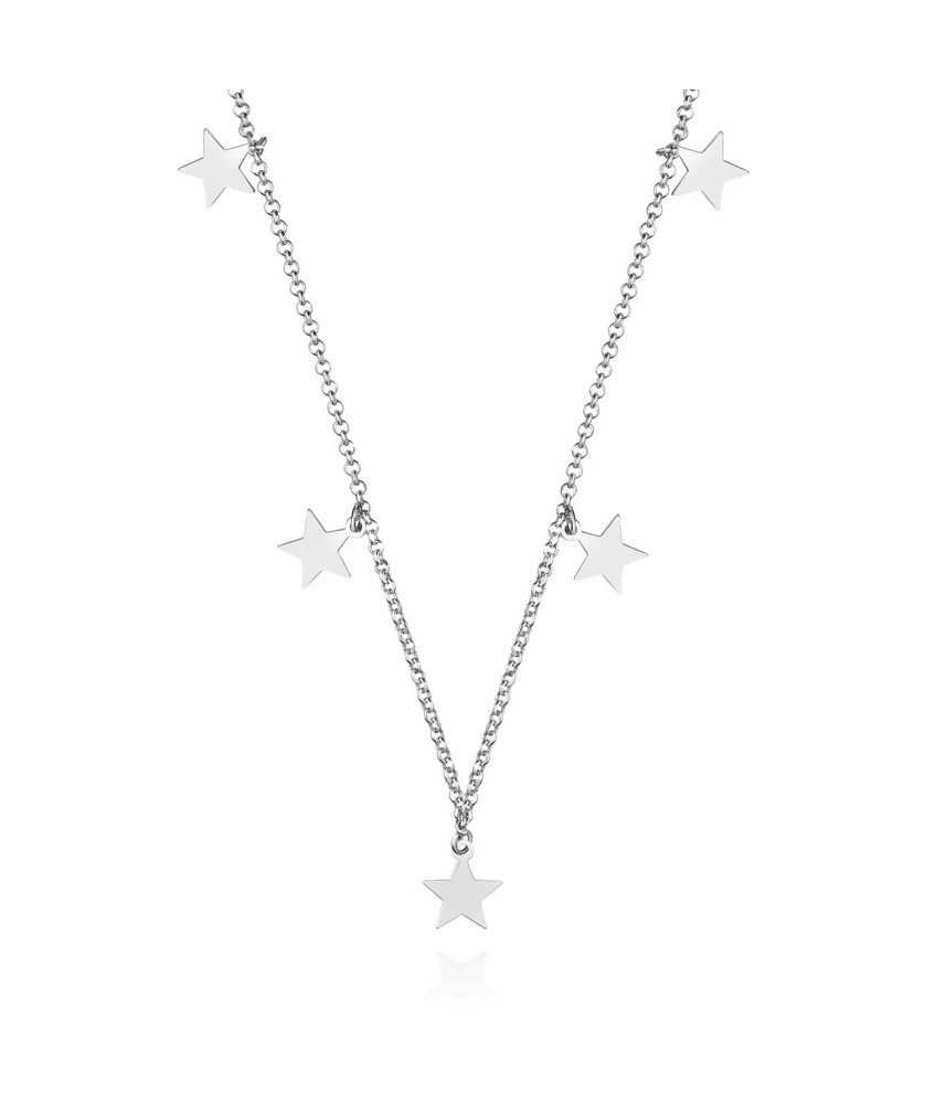 Silver necklace STARS