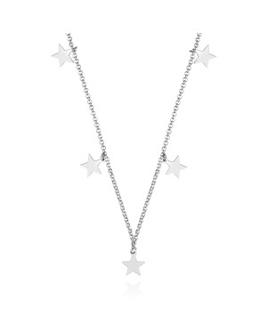 Silver necklace STARS