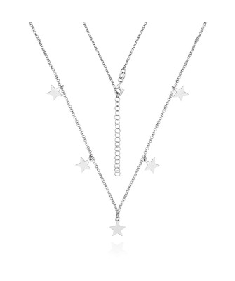 Silver necklace STARS