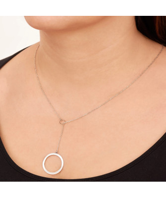 Silver necklace CIRCLE Mohito