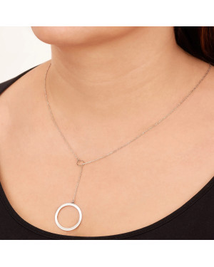 Silver necklace CIRCLE Mohito