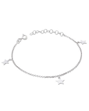 Silver bracelet STARS
