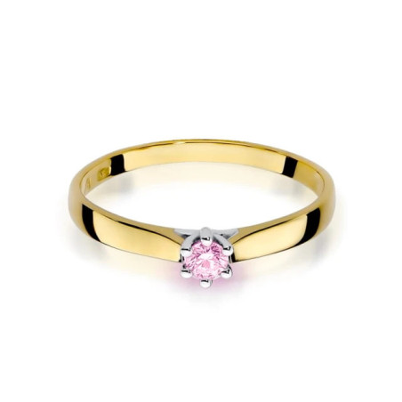 Gold ring with diamond EY-222 0.04ct | GoldJewellery