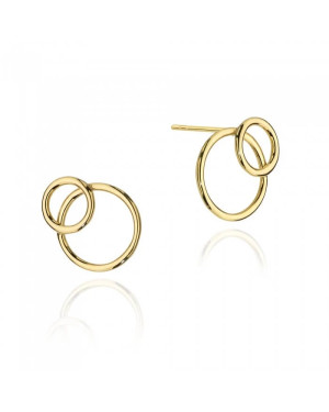Gold-plated silver earrings Kos small