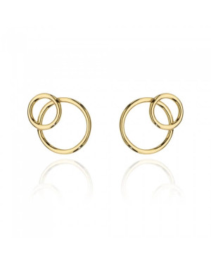 Gold-plated silver earrings Kos small