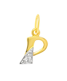 Gold Pendant letter P 14k test
