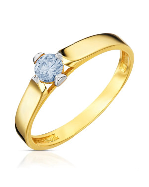 Ring with a blue stone 8k