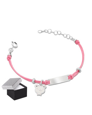 Princess bracelet ENGRAVING teddy bear