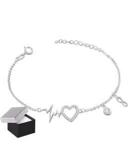 Silver bracelet pulse
