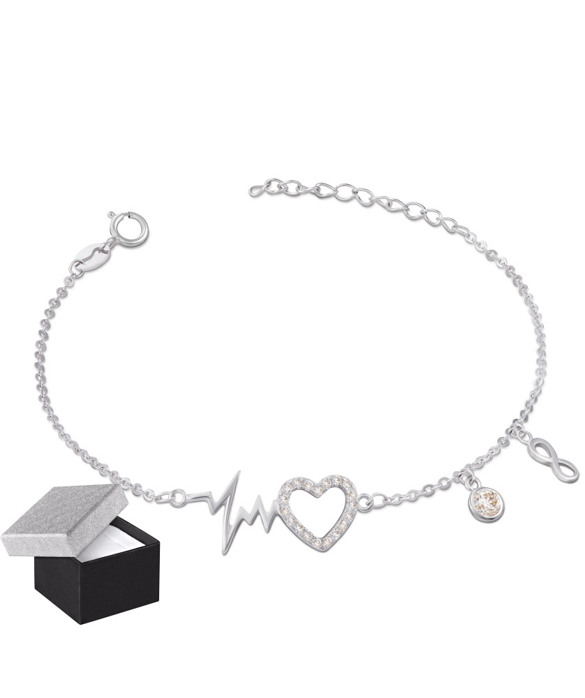 Silver bracelet pulse