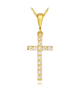 Beautiful cross with cubic zirconia