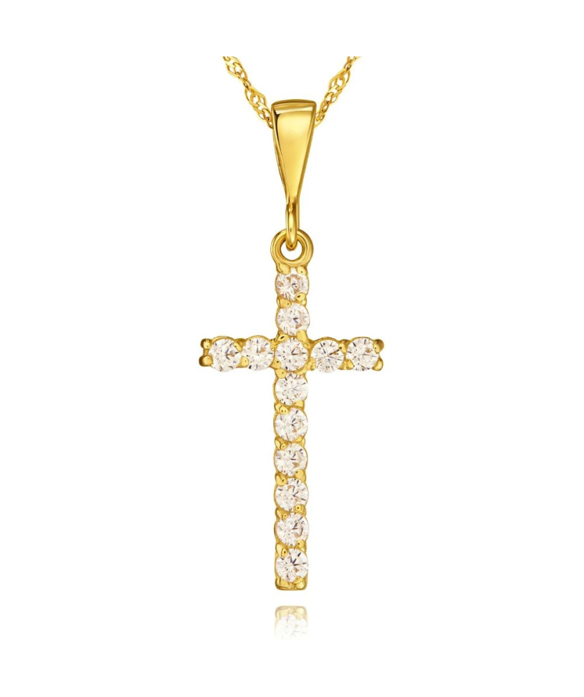 Beautiful cross with cubic zirconia