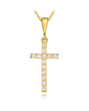 Beautiful cross with cubic zirconia
