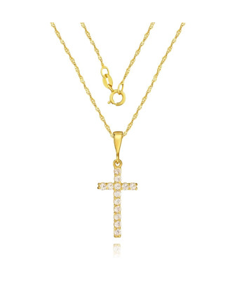 Beautiful cross with cubic zirconia