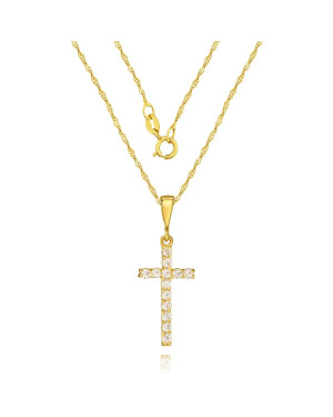 Beautiful cross with cubic zirconia